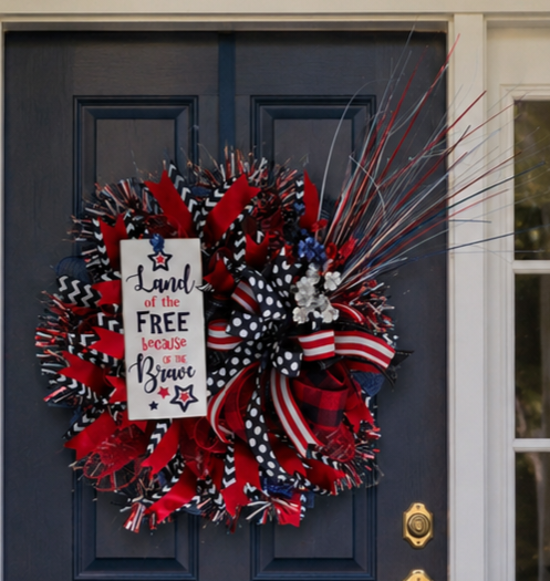 July 4th  Wreath